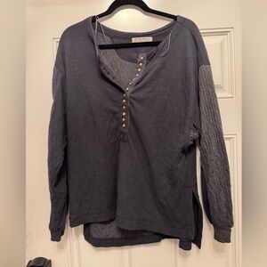 Free People Button Henley